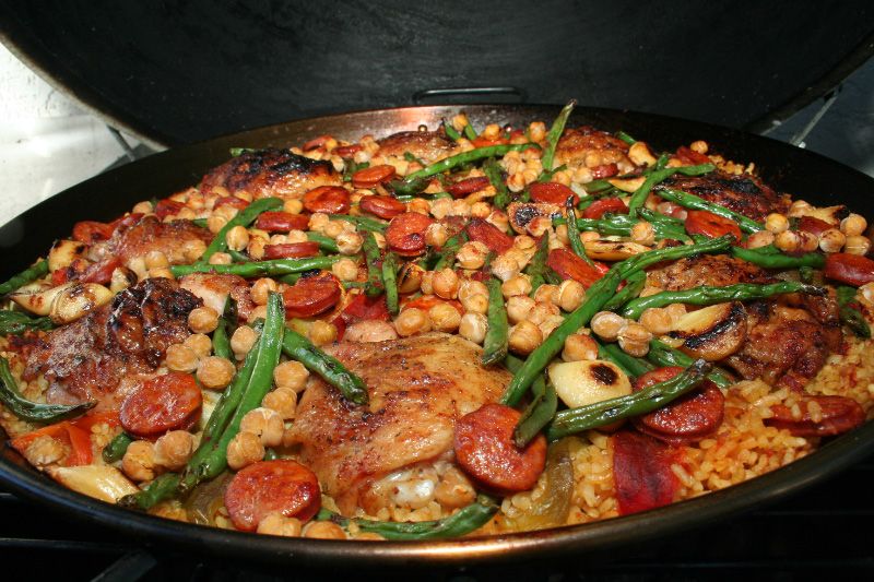 Pop's Day Paella — Big Green Egg Forum