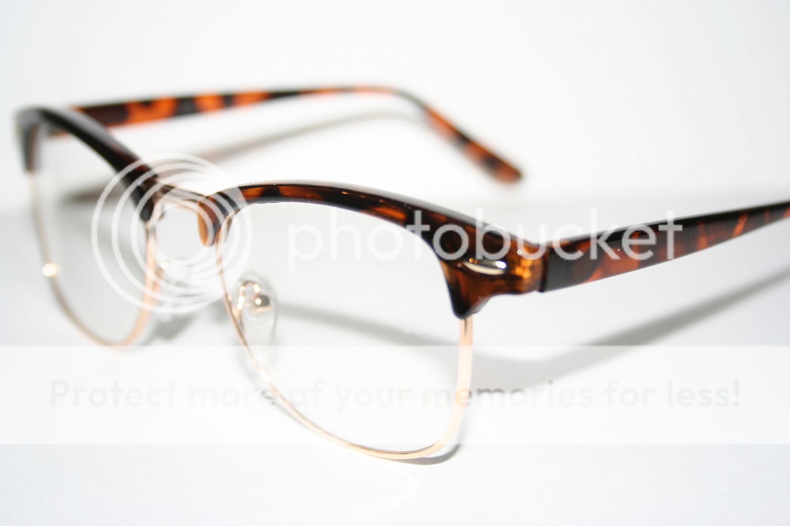 Wayfarer Soho Glasses Brown Gold Shades Clubmaster Vintage retro Clear