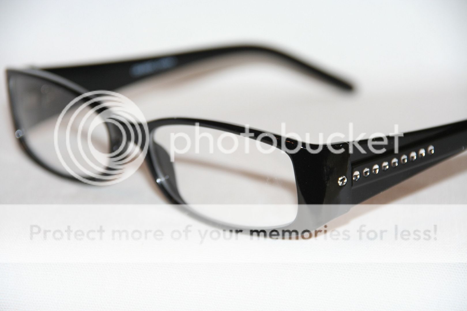 Nerd Clear Lens EYE Glasses Embellished Handles Black ...